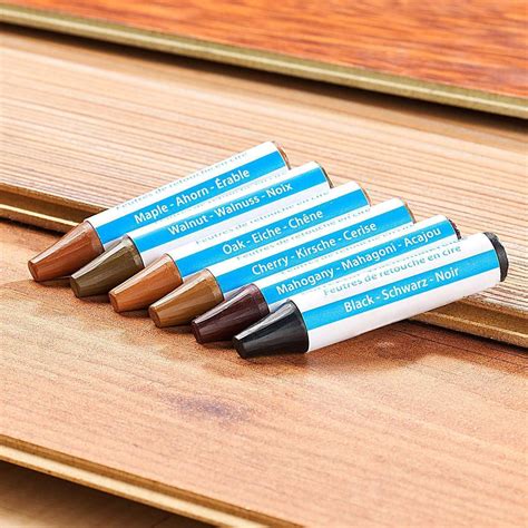 Идеальное средство для исправления потертостей на белой мебели - восковые карандаши